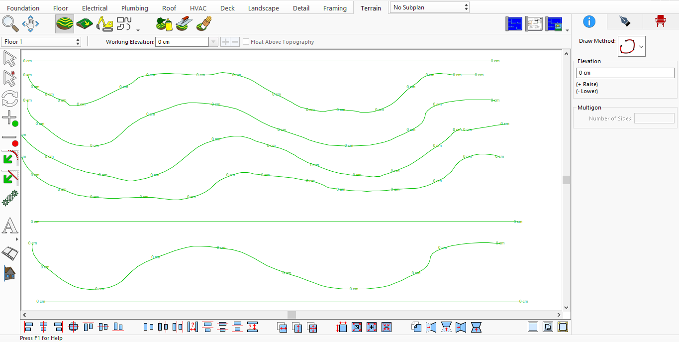 Planificateur de site et outils topographiques